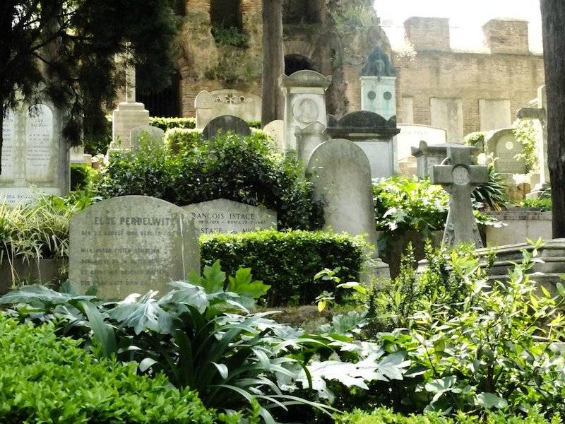 cimitero acattolico roma testaccio